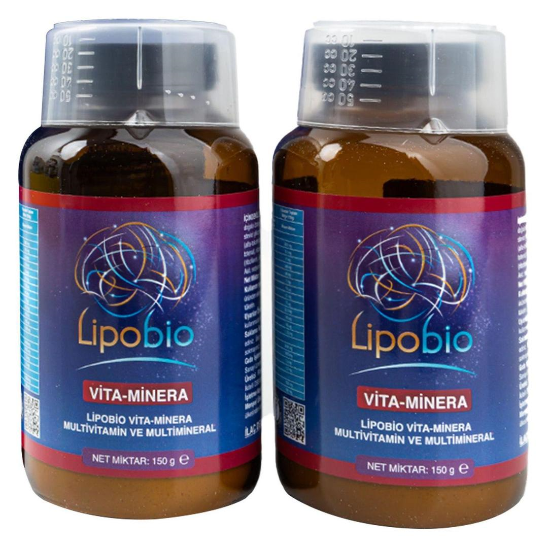 Lipobio Vita-Minera Multivitamin 2 x 150 gr