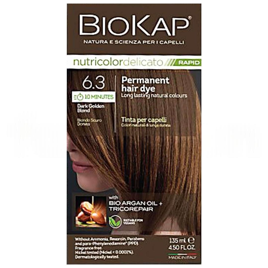 Biokap 6.30 Nutricolor Delicato Rapid Altın Koyu Sarı 135 ml