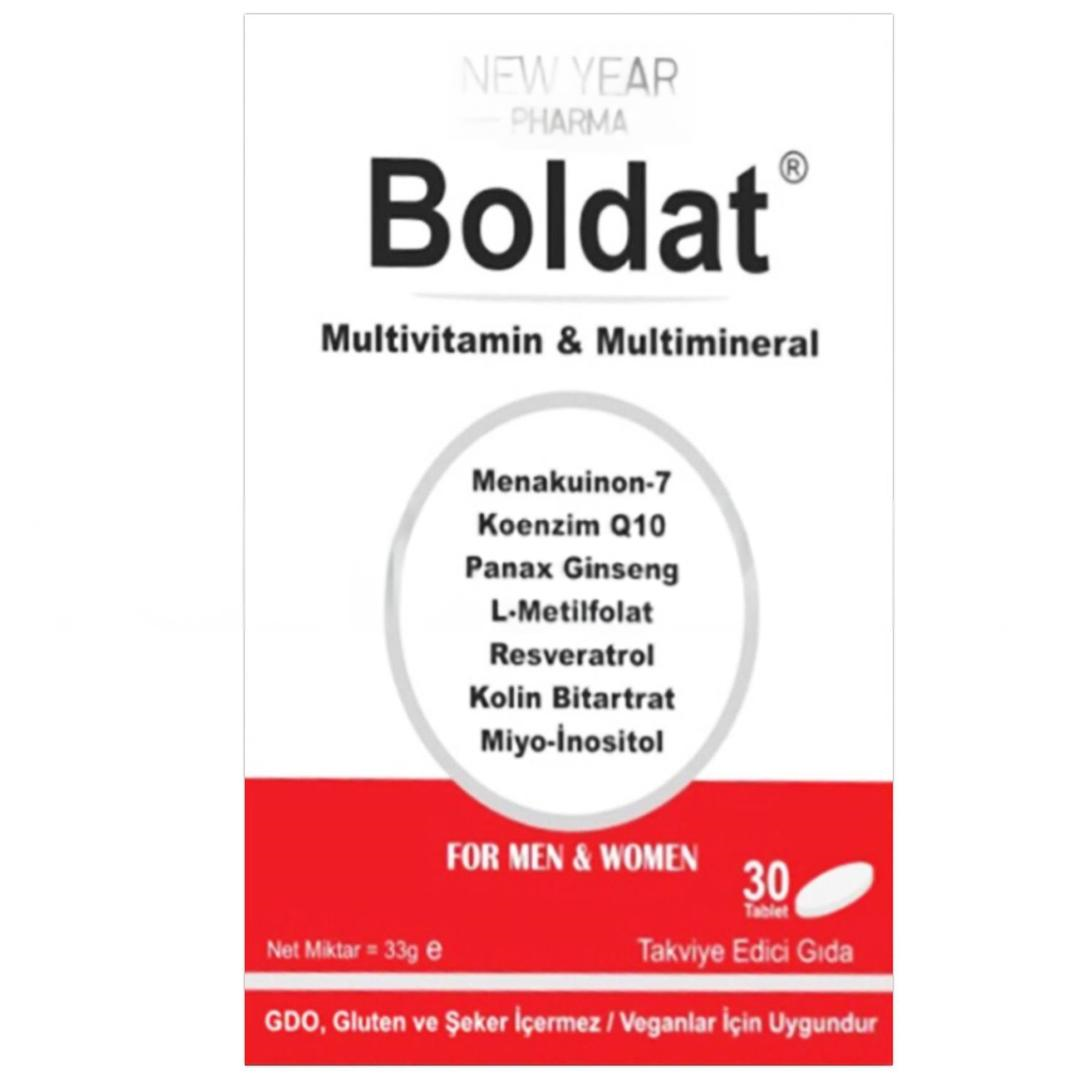 Boldat Multivitamin & Multimineral 30 Tablet