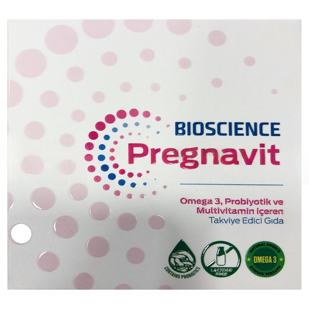 Bioscience Pregnavit Omega 3 Probiyotik ve Multivitamin 30 Kapsül