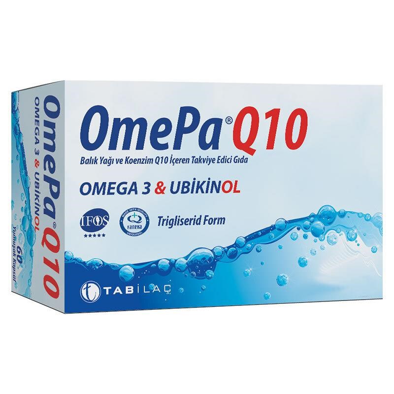 OMEPA Q10 90 YUMUŞAK KAPSÜL OMEGA 3 UBİKİNOL BALIK YAĞI