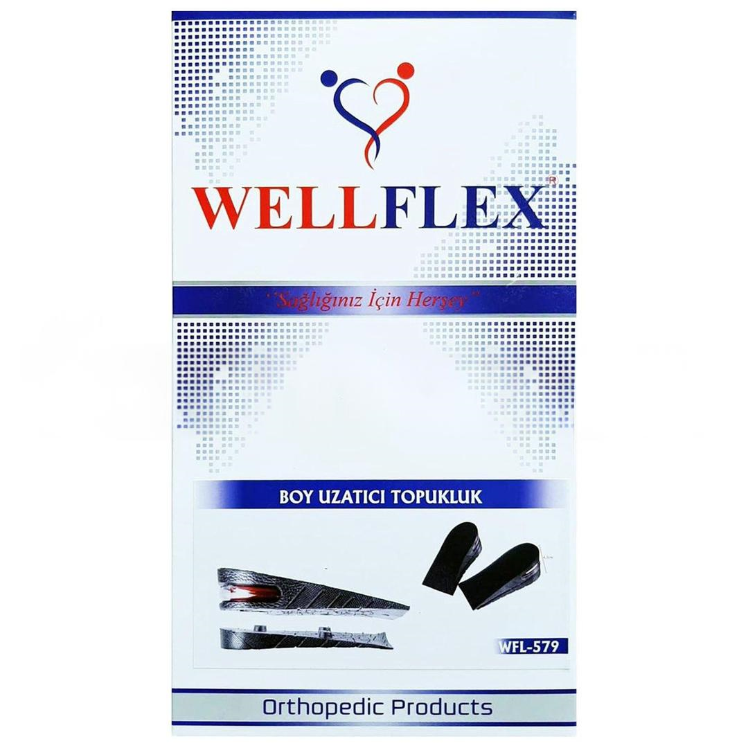 Wellflex Boy Uzatıcı Topukluk WFL-579 - Siyah