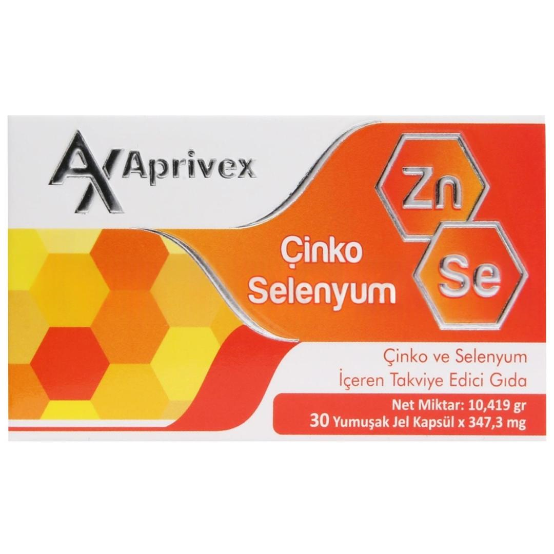 Aprivex Çinko Selenyum Kapsül 30'lu