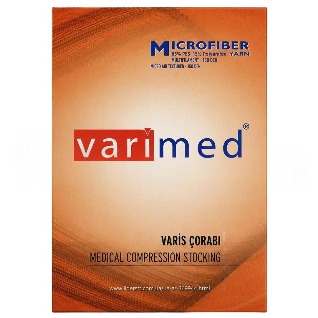 Varimed Diz Altı Burnu Açık No:3 Orta Basınç Varis Çorabı