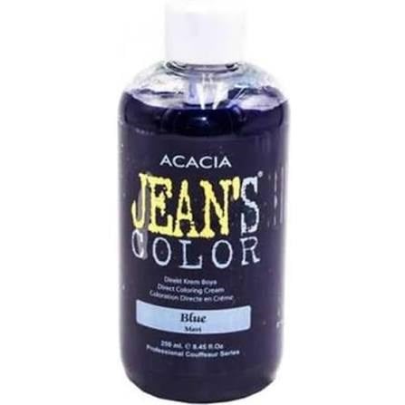 Acacia Jean's Color Mavi 250ml. Blue Amonyaksız Balyaj Renkli Saç Boyası