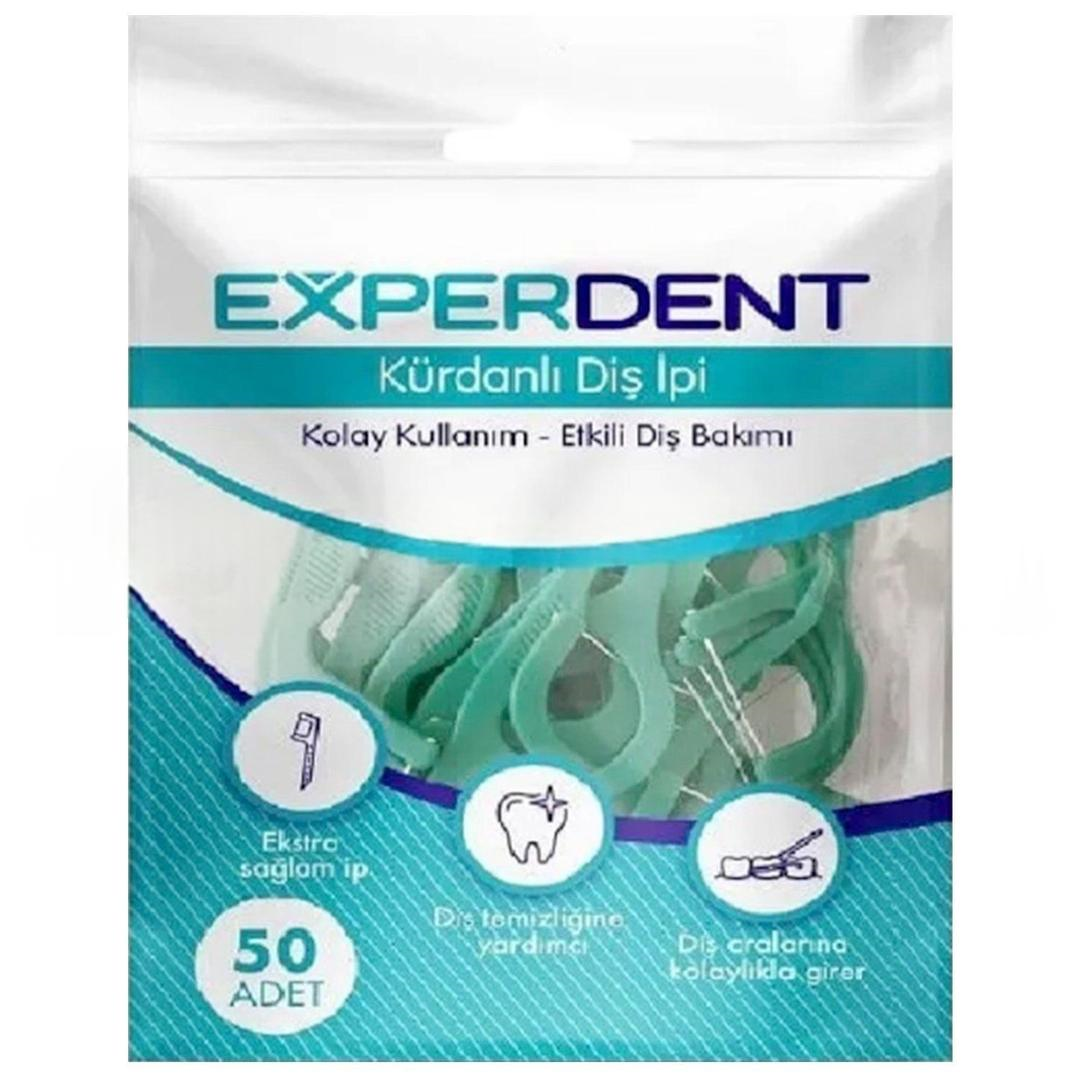 Experdent Kürdanlı Diş İpi 50'li