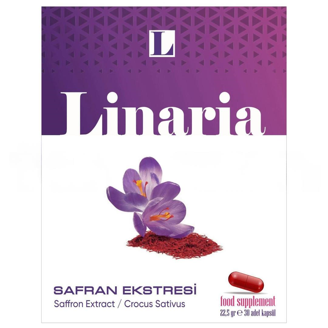 Linaria Safran İçeren Gıda Takviyesi 30 Kapsül