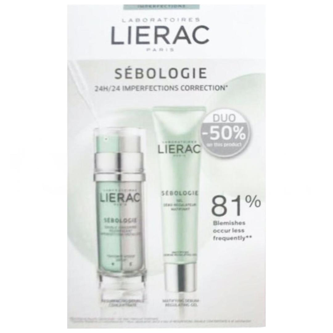 Lierac Paris Sebologie Double Concentrate Krem + Sebologie Mattifying Jel 40 Ml
