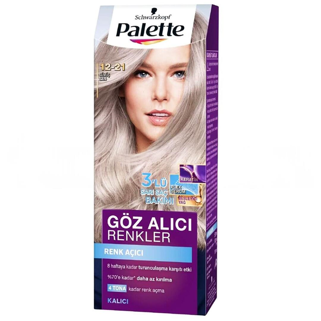 Palette Göz Alıcı Renkler 12-21 Gümüş Sarı