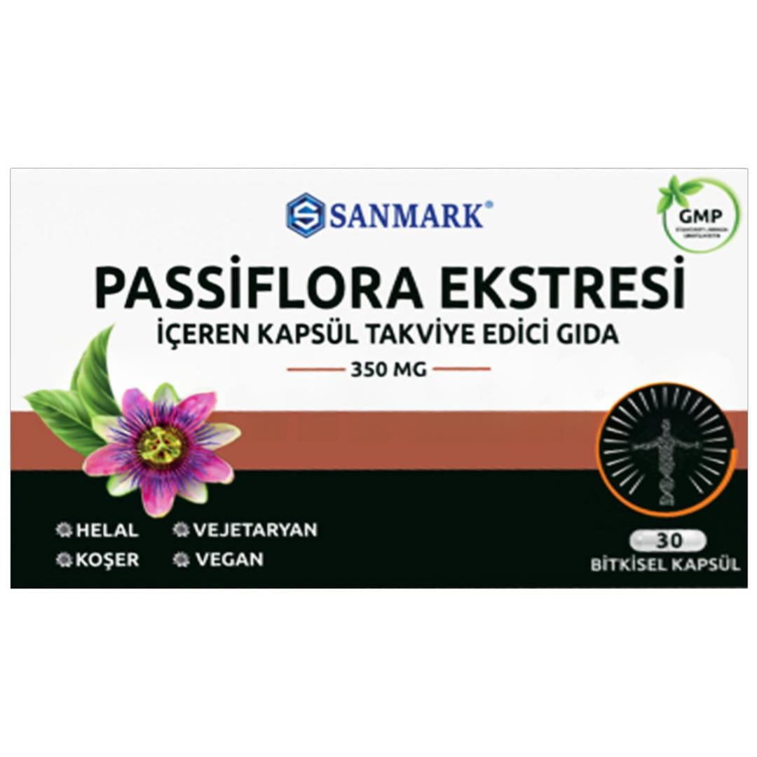 Sanmark Passiflora Ekstresi 30 Kapsül