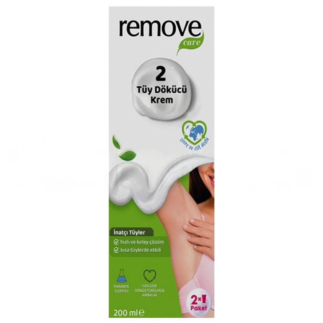 Remove Tüy Dökücü Krem İnatçı Tüyler 100 ml - 2 Adet