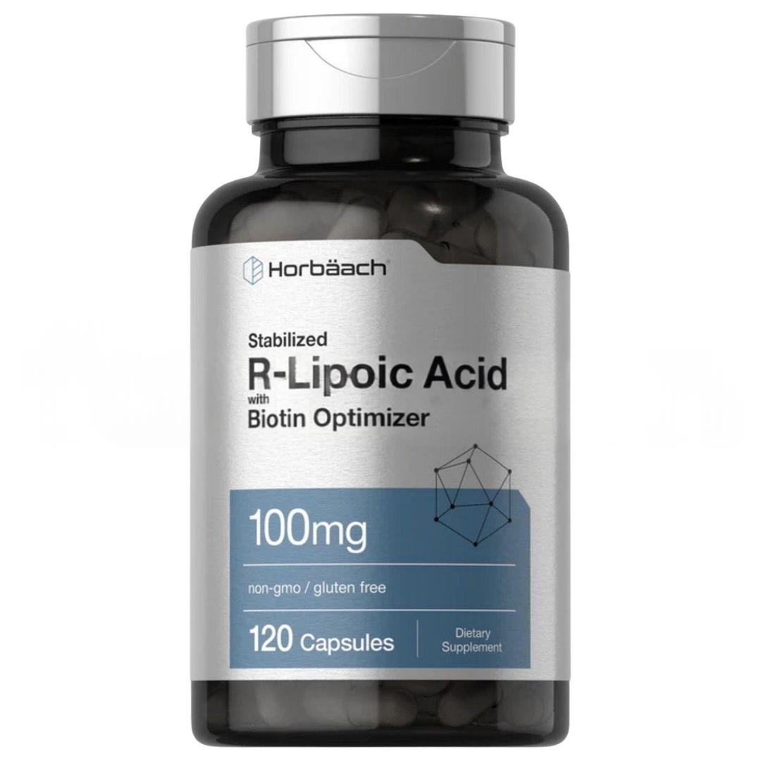 Horbaach R-Lipoic Acid With Biotin Optimizer 100 mg 120 Kapsül - İthal