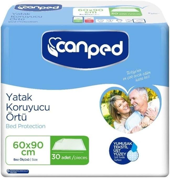 CANPED YATAK KORUYUCU 60X90 30 ADET