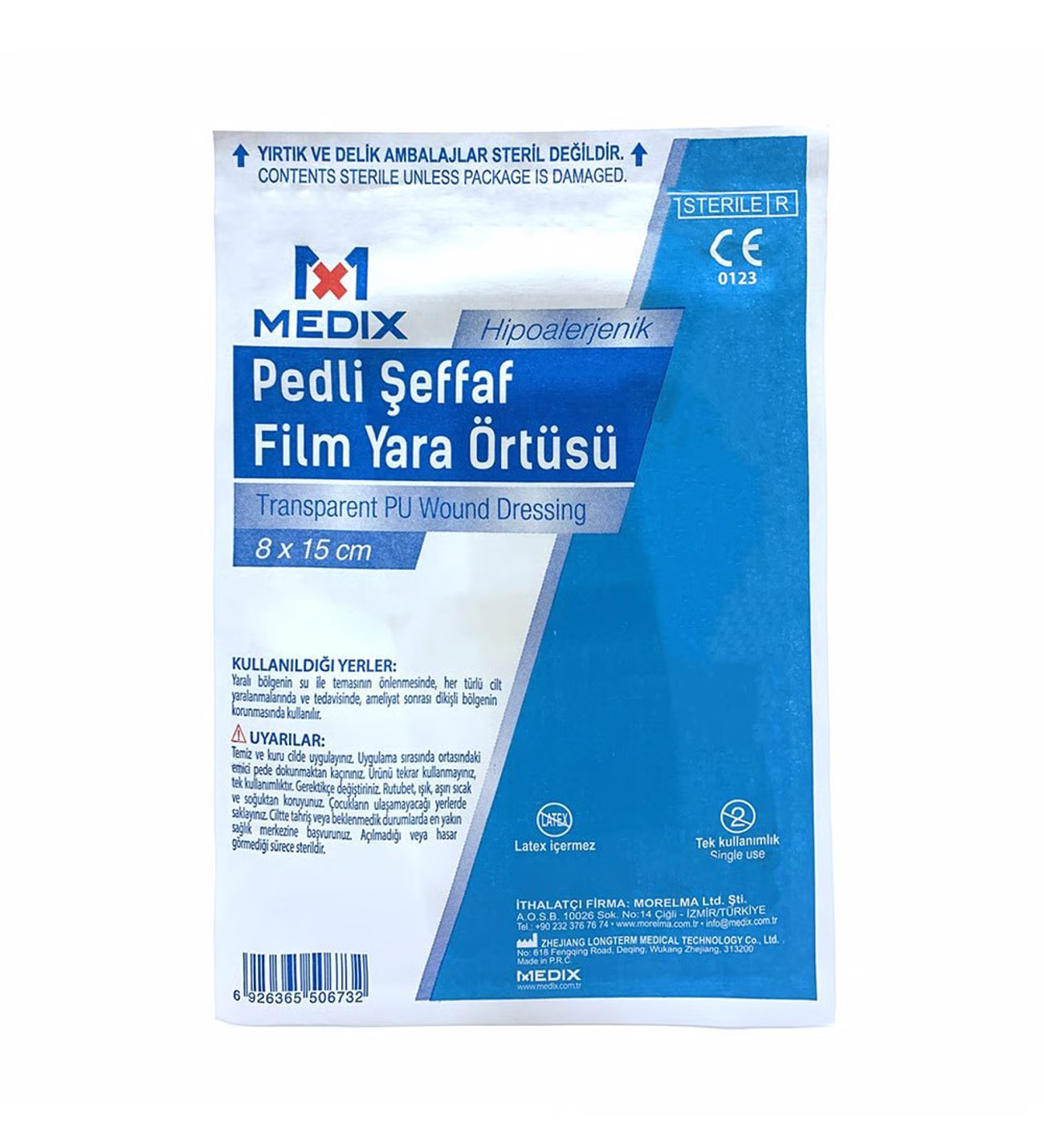 MEDIX FILM PEDLI 8X15CM ADET