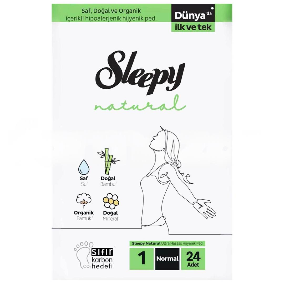 Sleepy Natural Ultra Hassas Hijyenik Normal Ped 24'lü