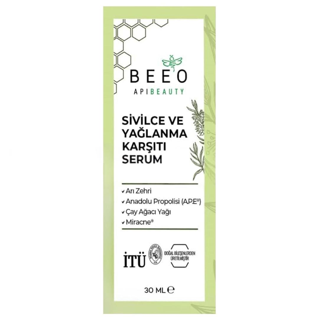 Bee'o Apibeauty Sivilce ve Yağlanma Karşıtı Serum 30 ml