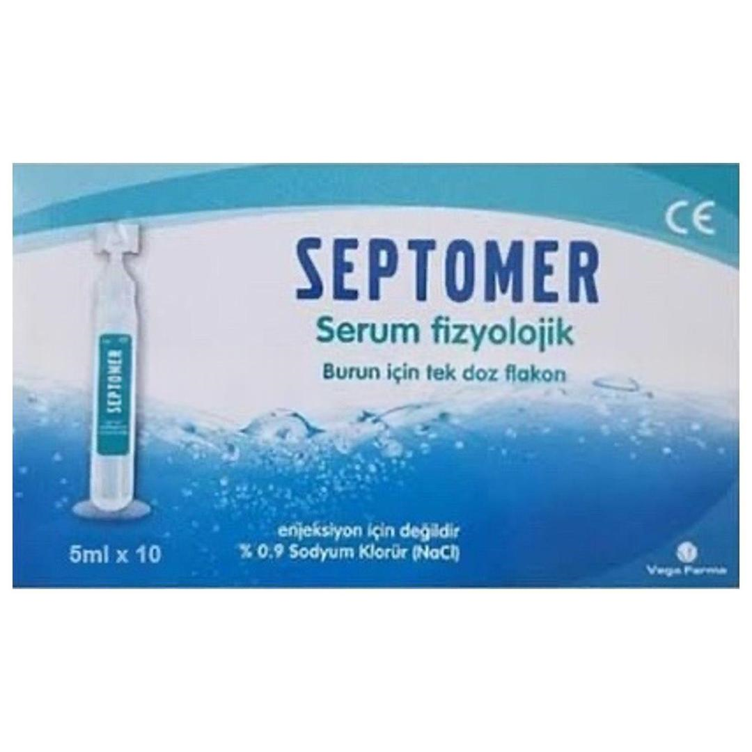 Septomer Serum Fizyolojik 5 ml 10 Flakon