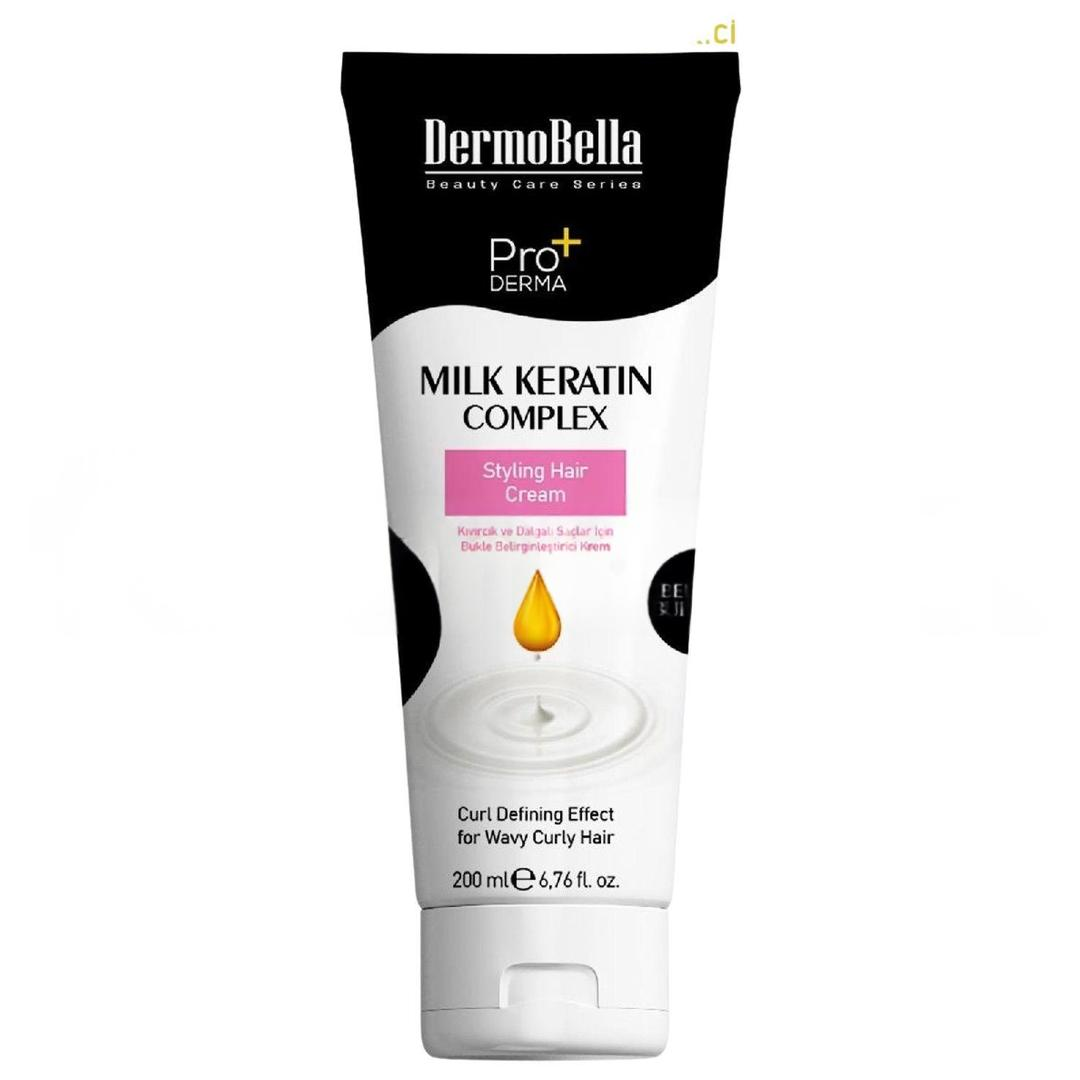 DermoBella Milk Keratin Complex Bukle Şekillendirici Saç Kremi 200 ml