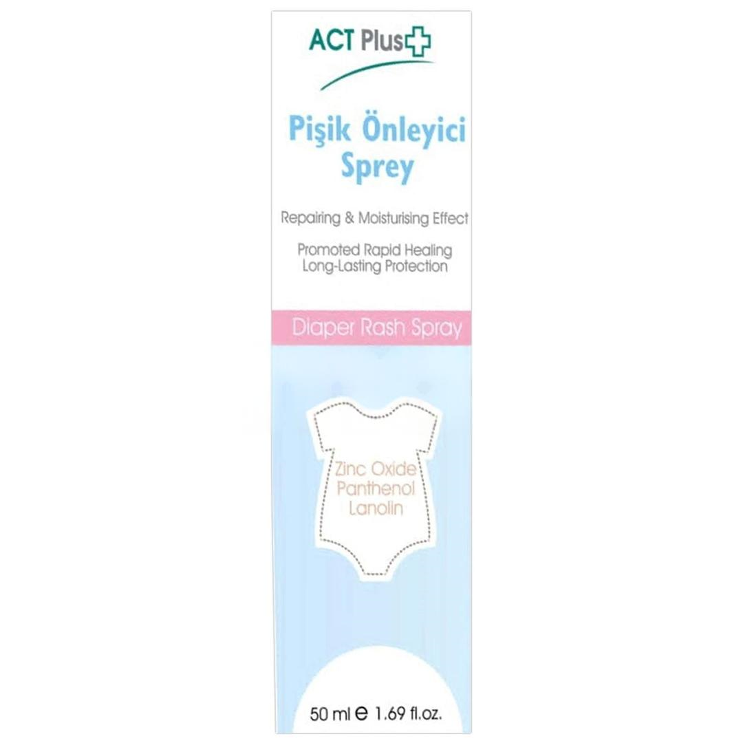 Act Plus + Pişik Önleyici Sprey 50 ml