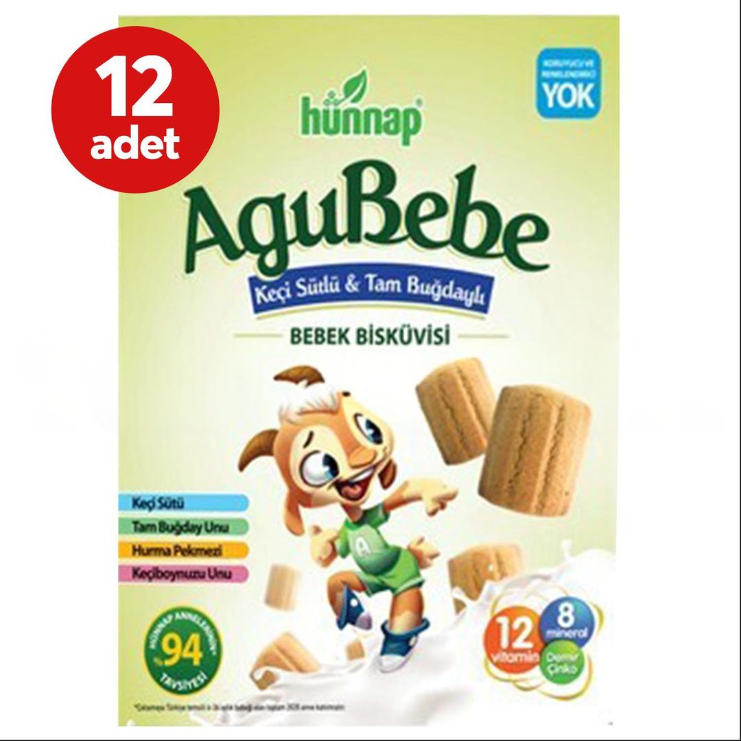 Hünnap Keçi Sütlü Bebe Bisküvisi 400 gr - 12 Adet