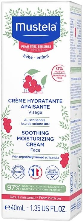 MUSTELA ÇOK HASSAS CİLT RAHATLATICI YÜZ KREMİ 40 ML