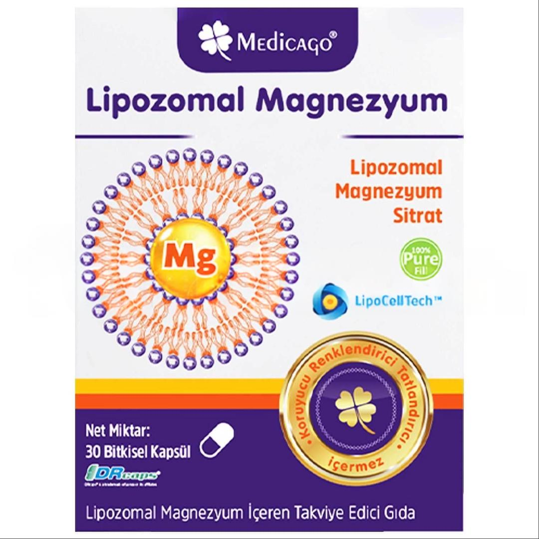 Medicago Lipozomal Magnezyum 30 Kapsül
