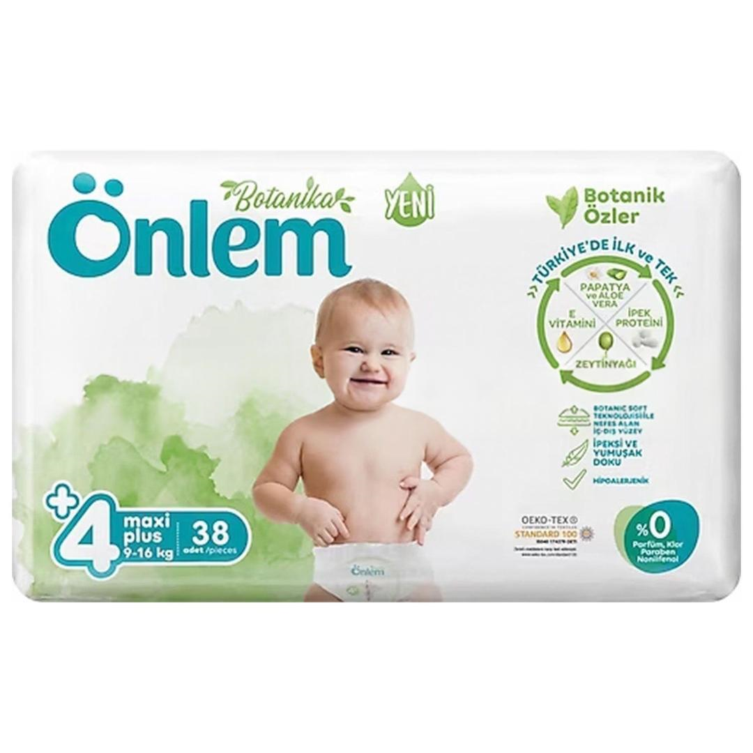 Önlem Botanika Maxi Plus Bebek Bezi 4 Numara 38'li