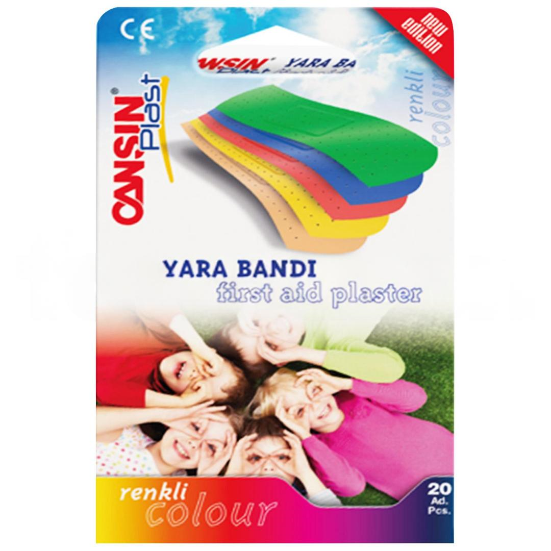 Cansın Yara Bandı Renkli 20'li