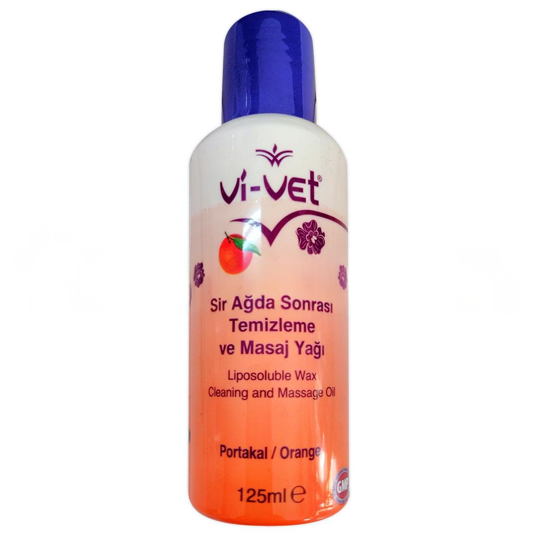 Vi-Vet Sir Ağda Sonrası Temizleme & Masaj Yağı 125 ml - Portakal