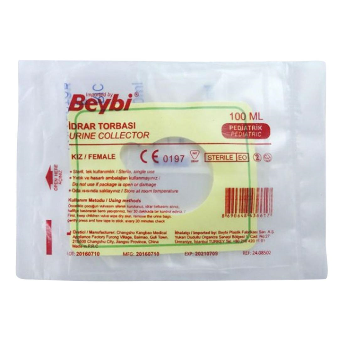 Beybi Pediatrik İdrar Torbası Steril Kız 100 ml