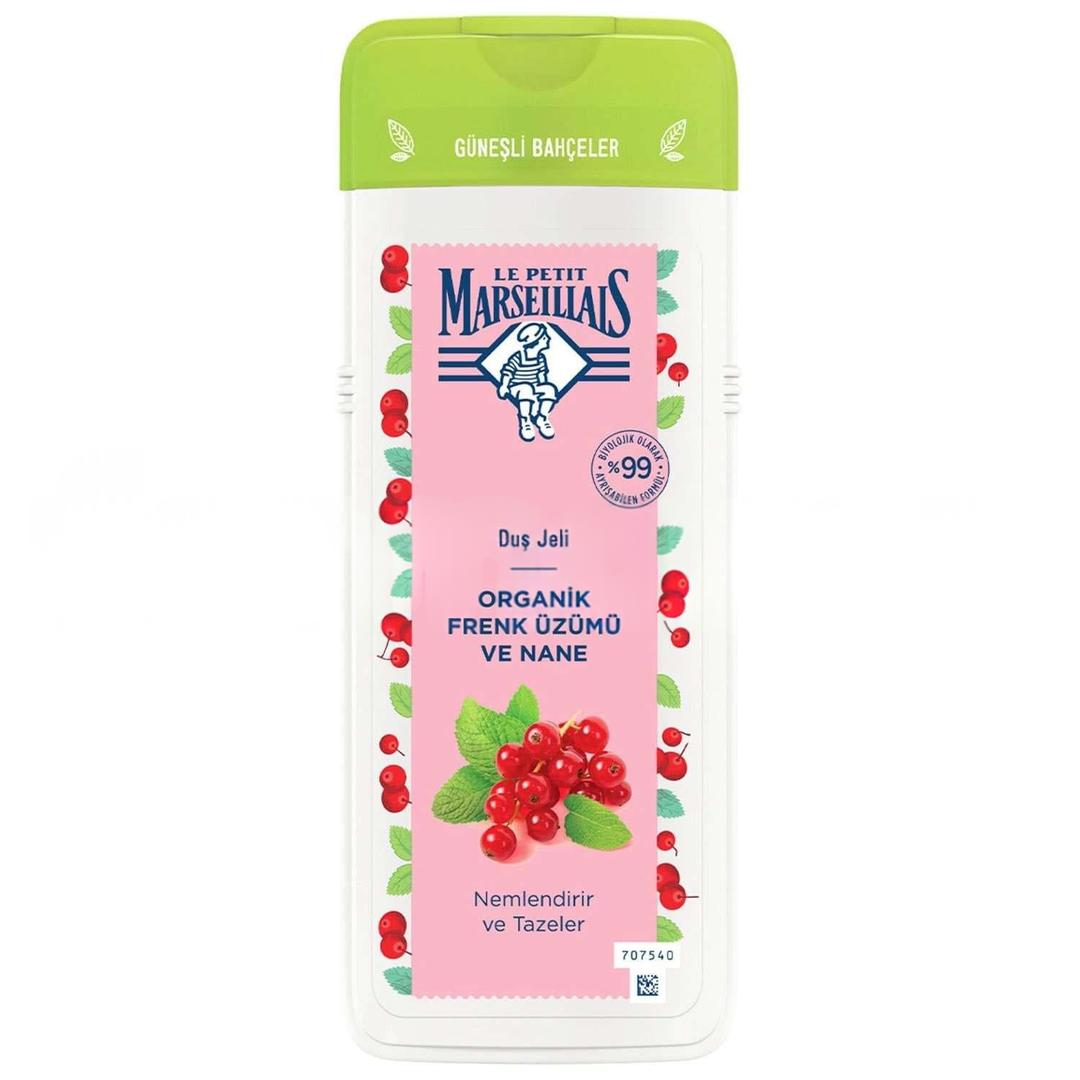 Le Petit Marseillais Duş Jeli Organik Frenk Üzümü ve Nane 400 ml