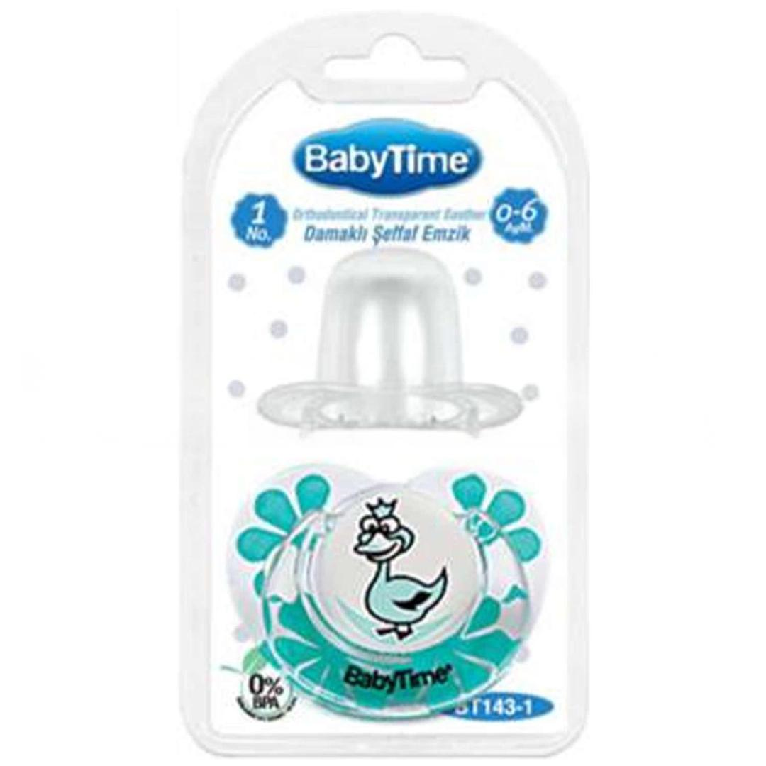 Baby Time BT143-1 Silikon Kiraz Uç Desenli Emzik No: 1