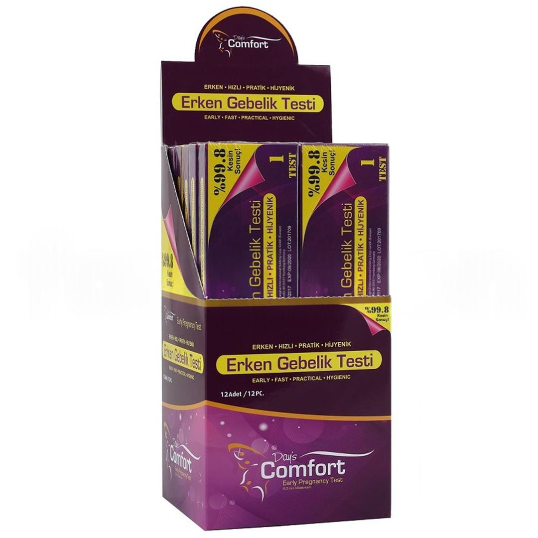 Day's Comfort Erken Gebelik Testi - 12'li Stant