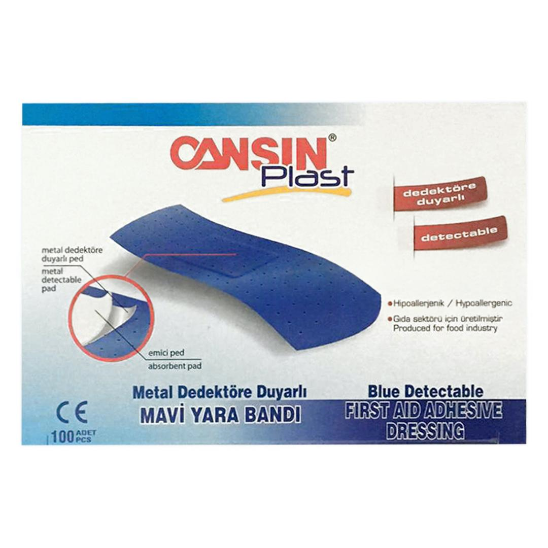 Cansın Plast Mavi Yara Bandı 100'lü