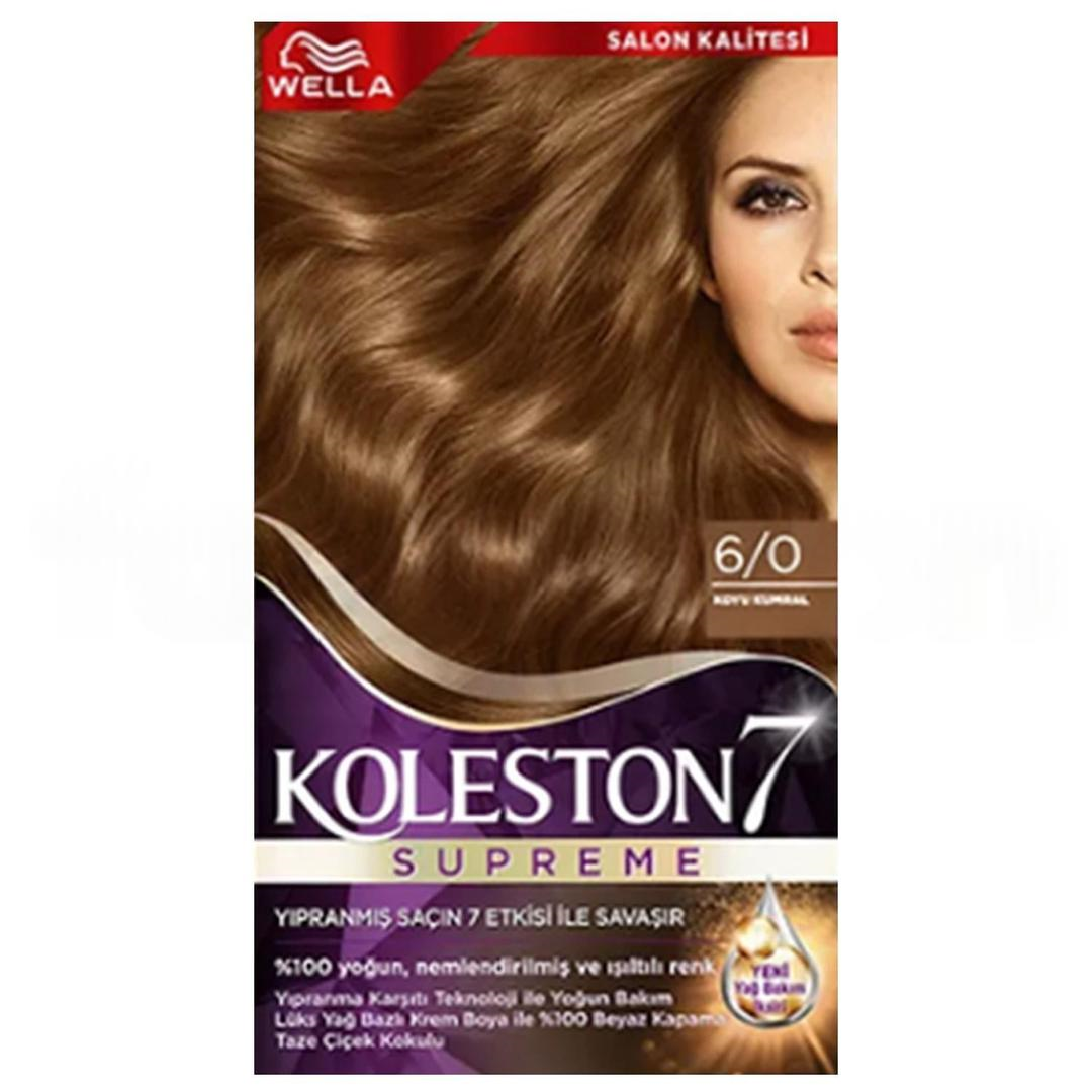 Koleston Supreme Kit Saç Boyası - Koyu Kumral 6/0