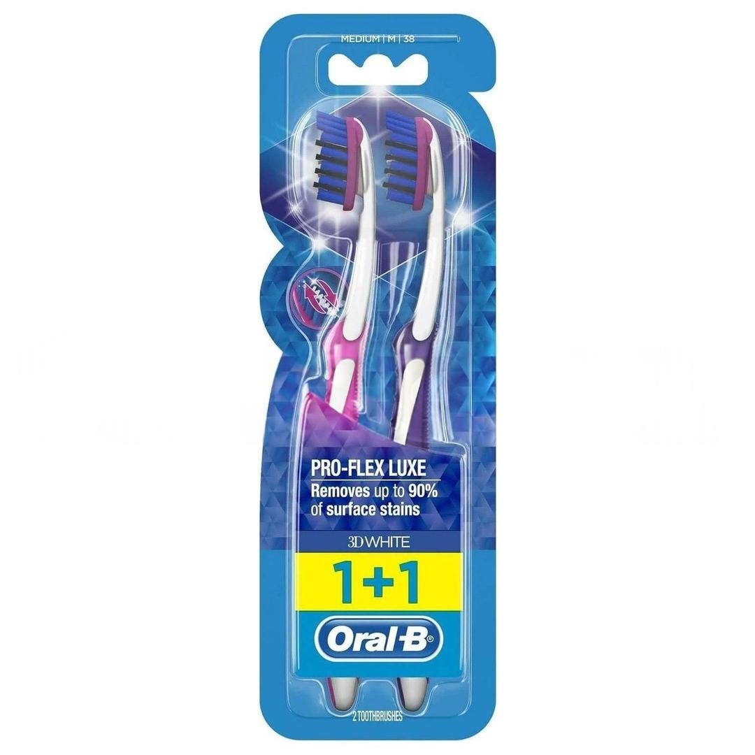 Oral-B Diş Fırçası Pro Flex Luxe 3D White Medium 2'li