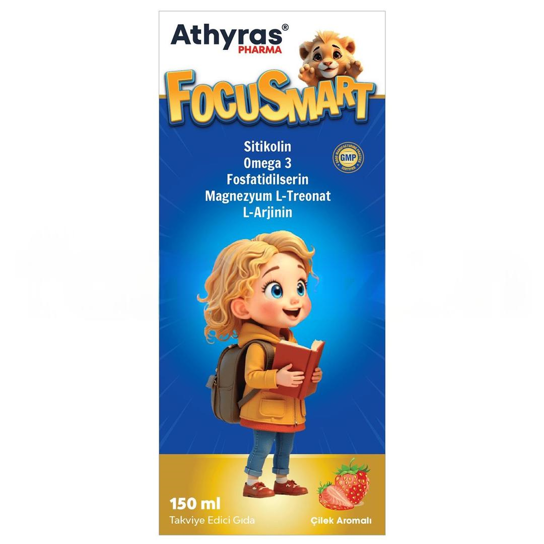 Athyras Pharma Focusmart Sitikolin Omega 3 Şurup 150 ml