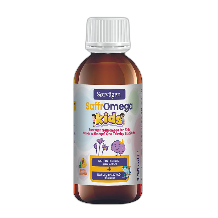 Sorvagen SaffrOmega Kids Sıvı Takviye Edici Gıda 150 ml