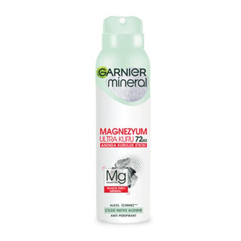 Garnier Magnezyum Ultra Kuru Deodorant Sprey 150 ml