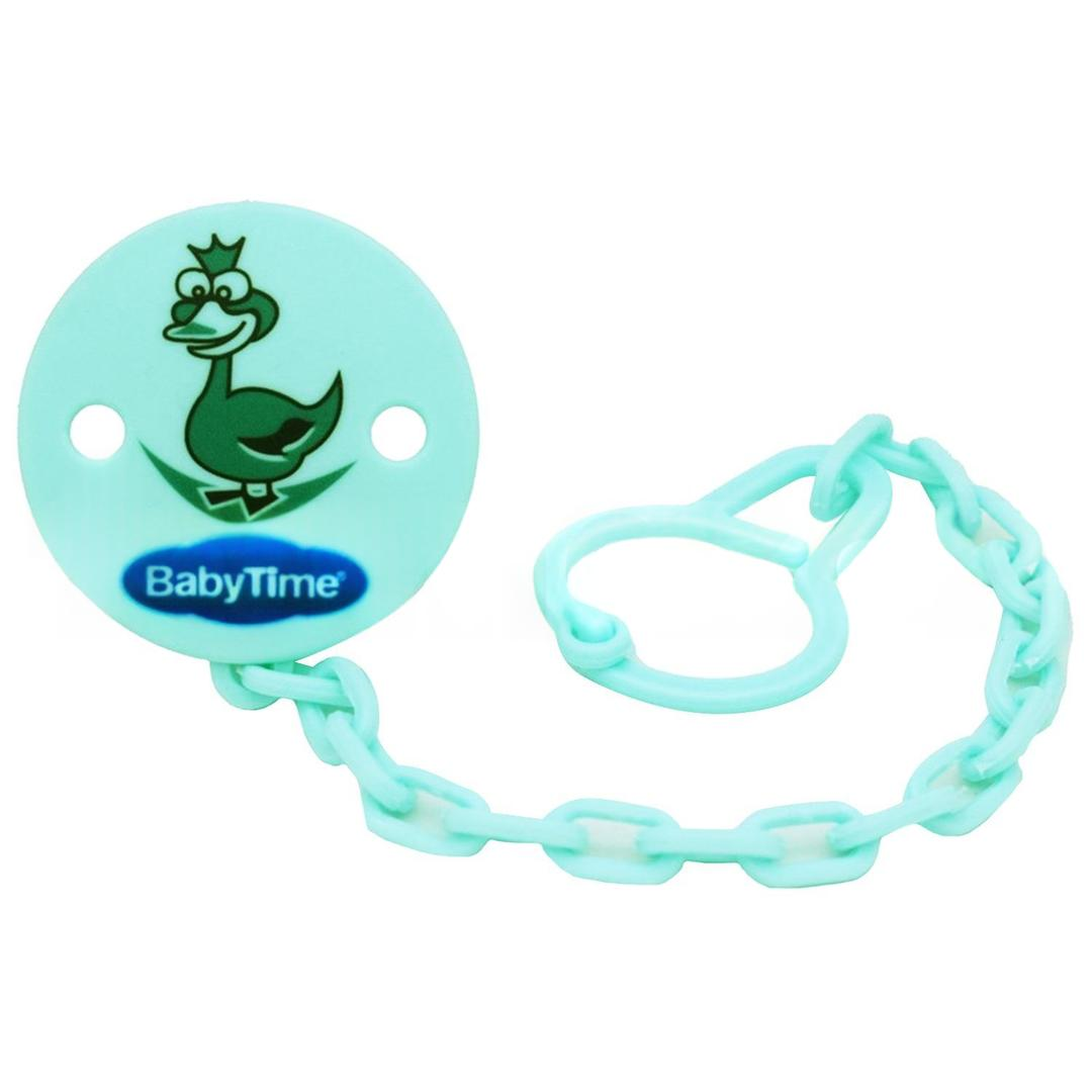 Baby Time BT198 Desenli Emzik Askısı - Yeşil