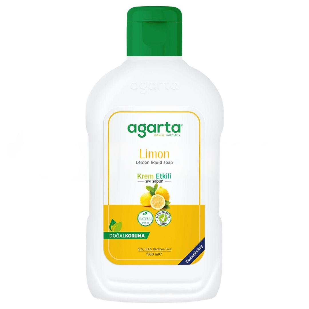 Agarta Doğal Sıvı Sabun Limon 1500 ml - Eski Ambalaj