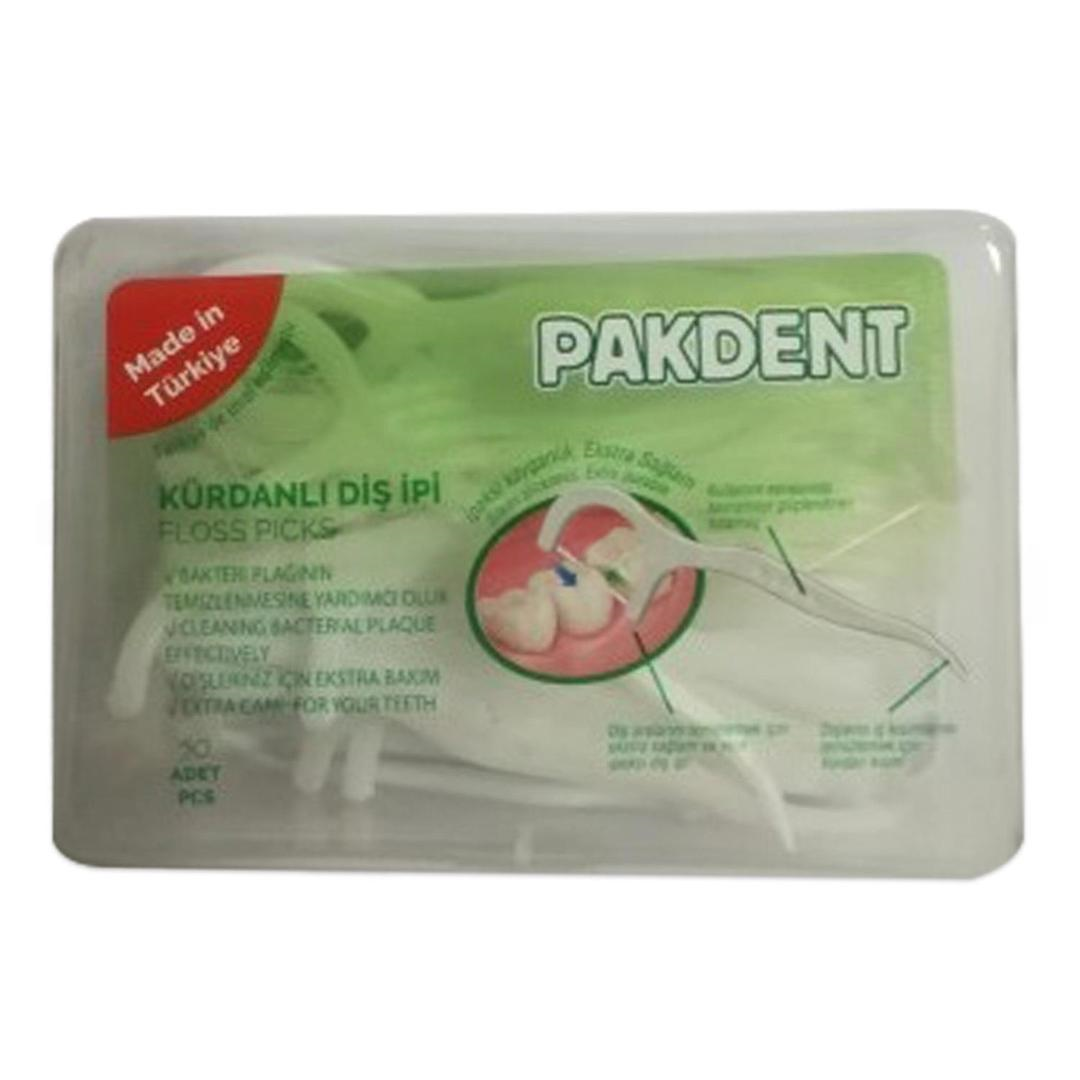 Pakdent Kürdanlı Diş İpi 50'li - 10 Adet