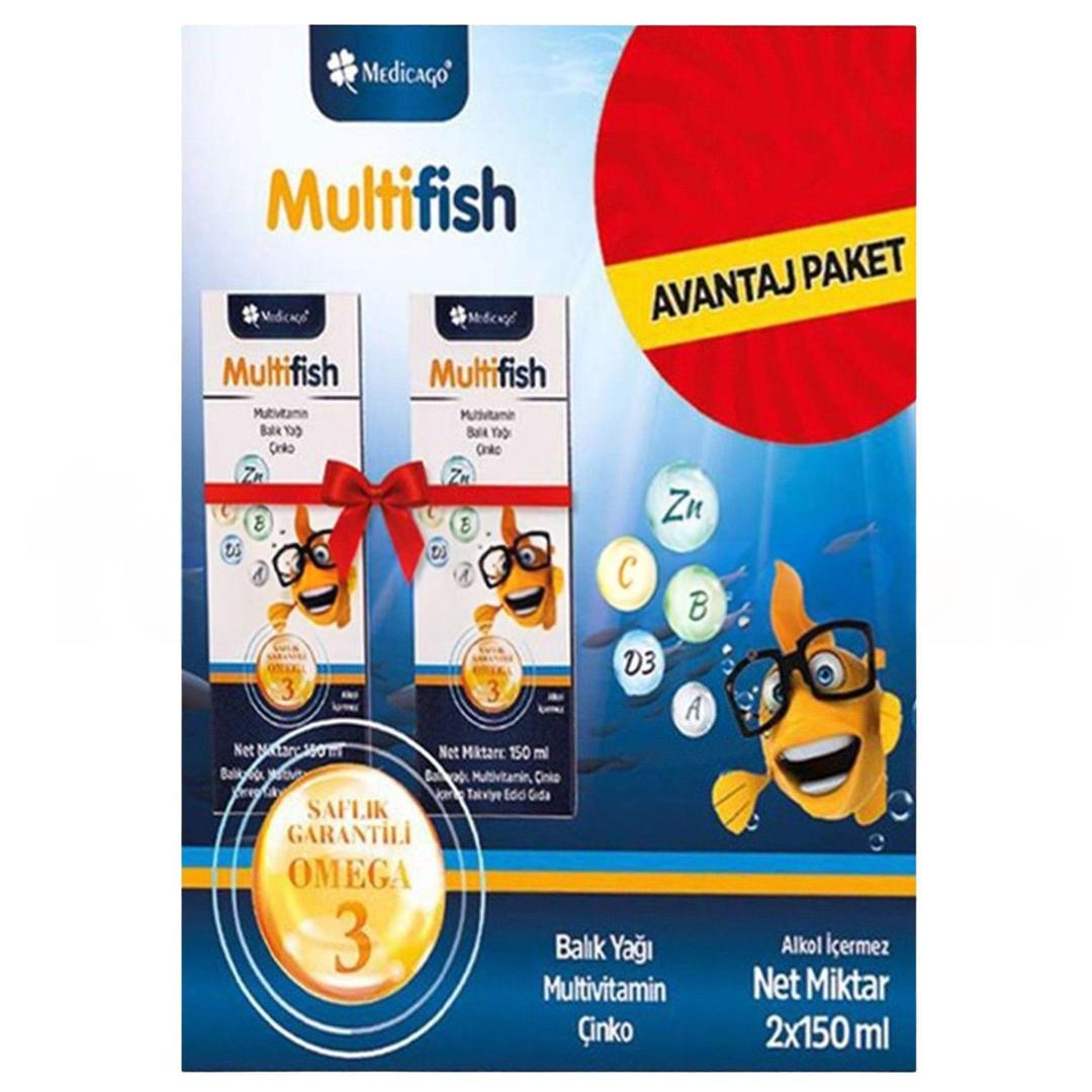 Medicago İkili Avantaj Paket Multifish Şurup 150 + 150 ml