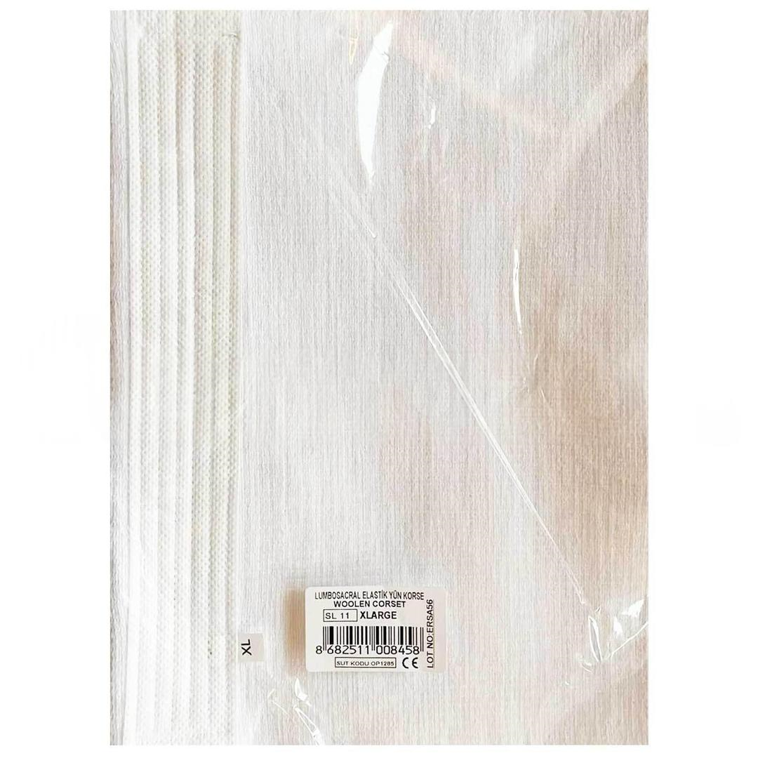 Supportline Lumbosacral Elastik Yün Korse xLarge - Kutusuz
