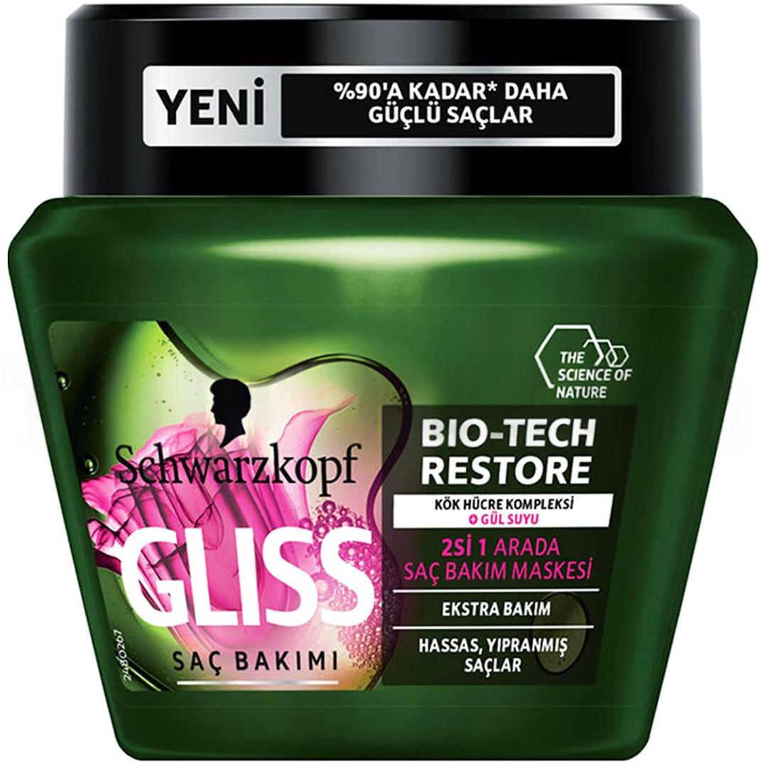 Gliss Saç Maskesi Bio-Tech Restore Güçlendirici 300 ml
