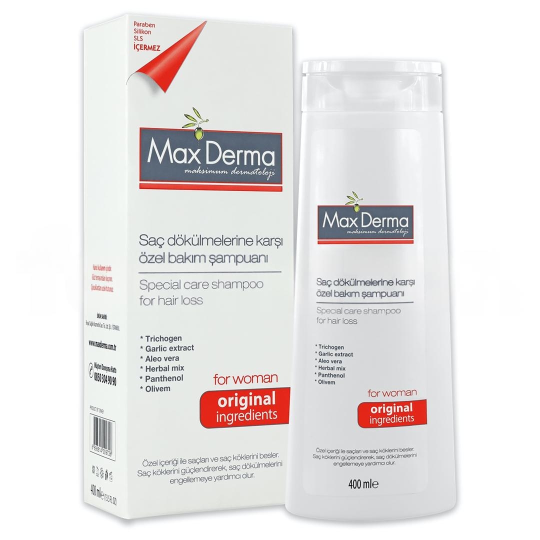 Maxderma Saç Dökülmesi için Şampuan Kadın 400 ml