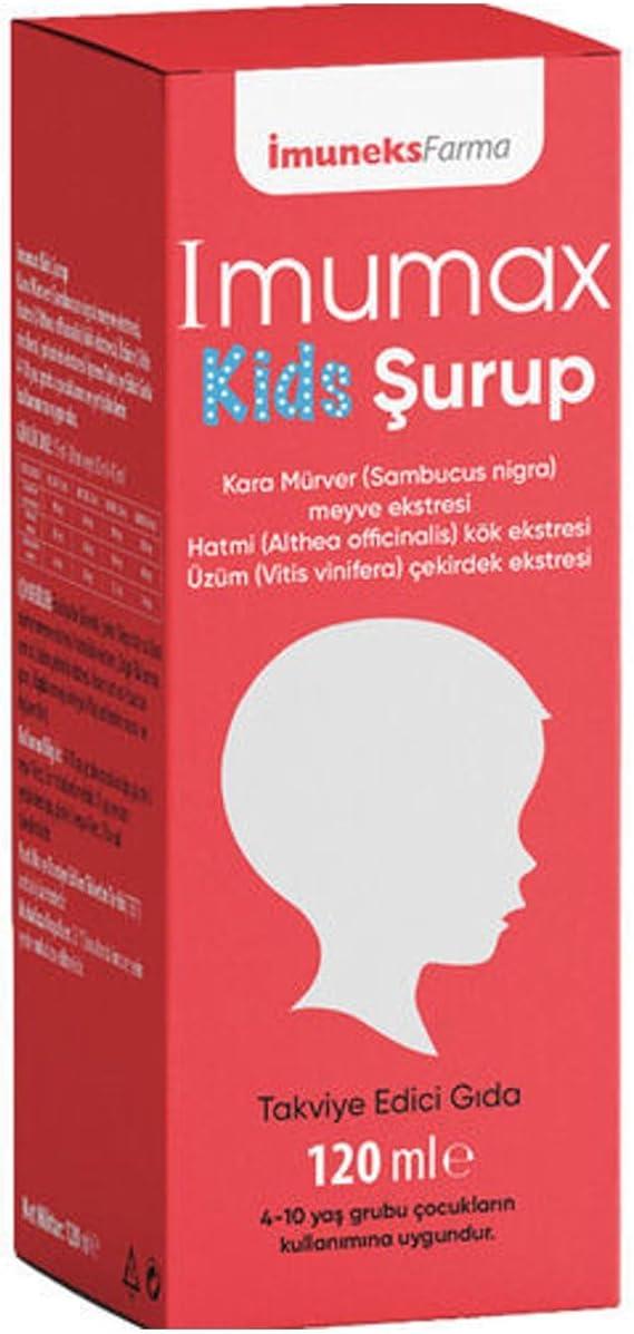İmuneks Farma Imumax Kids Kara Mürver 120 ml Şurup