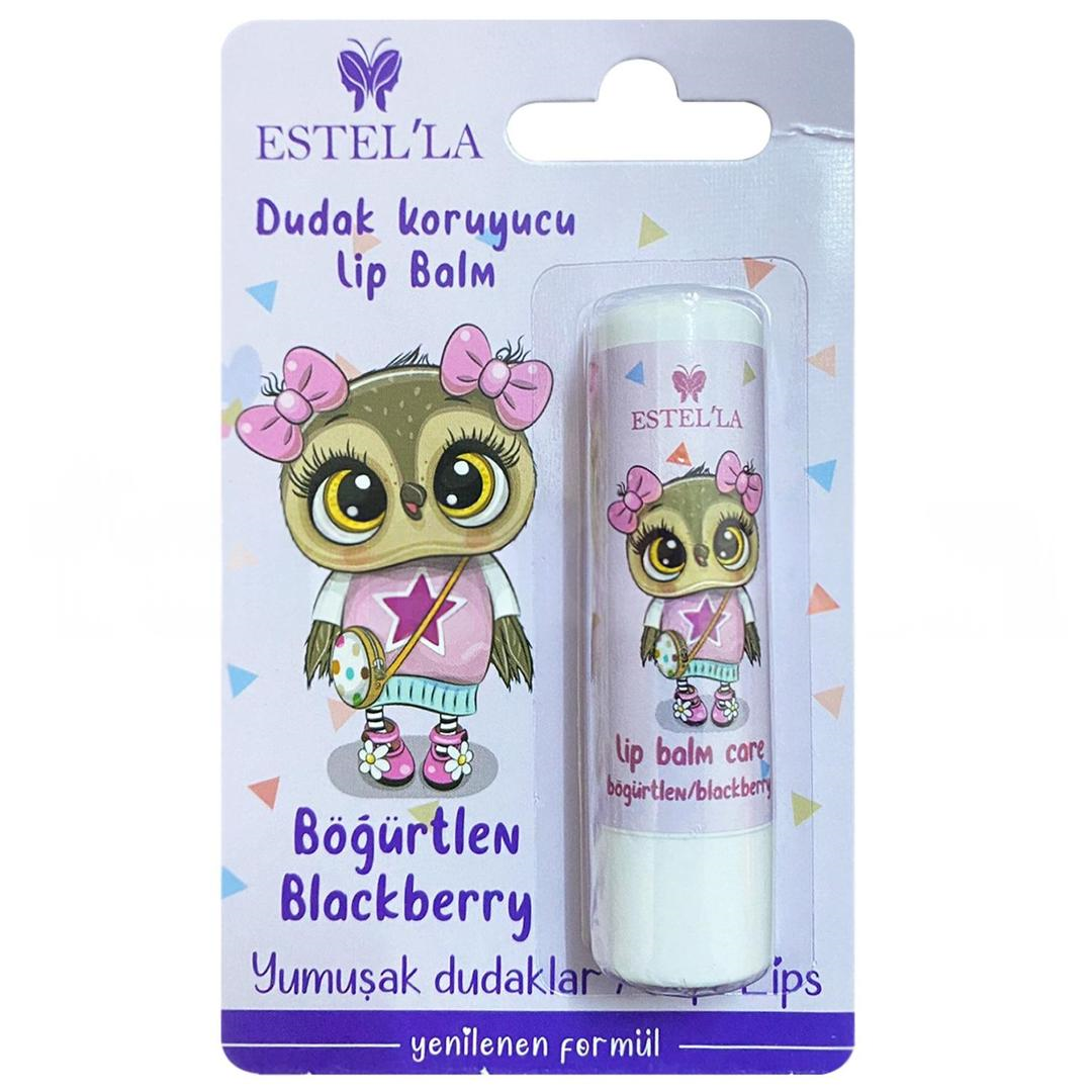 Estel'la Çocuk Dudak Koruyucu Lip Balm Böğürtlen 5 gr