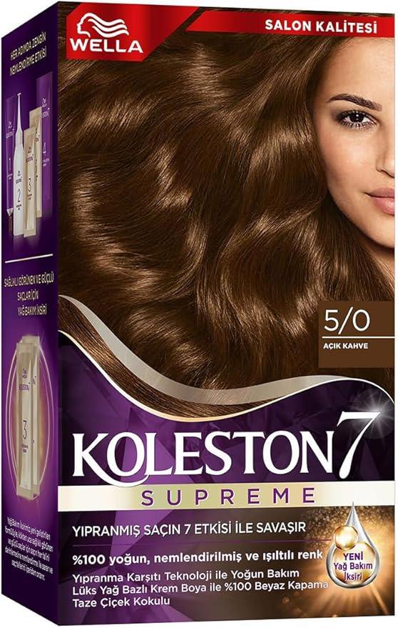 Wella Koleston 5/0 Açık Kahve Saç Boyası