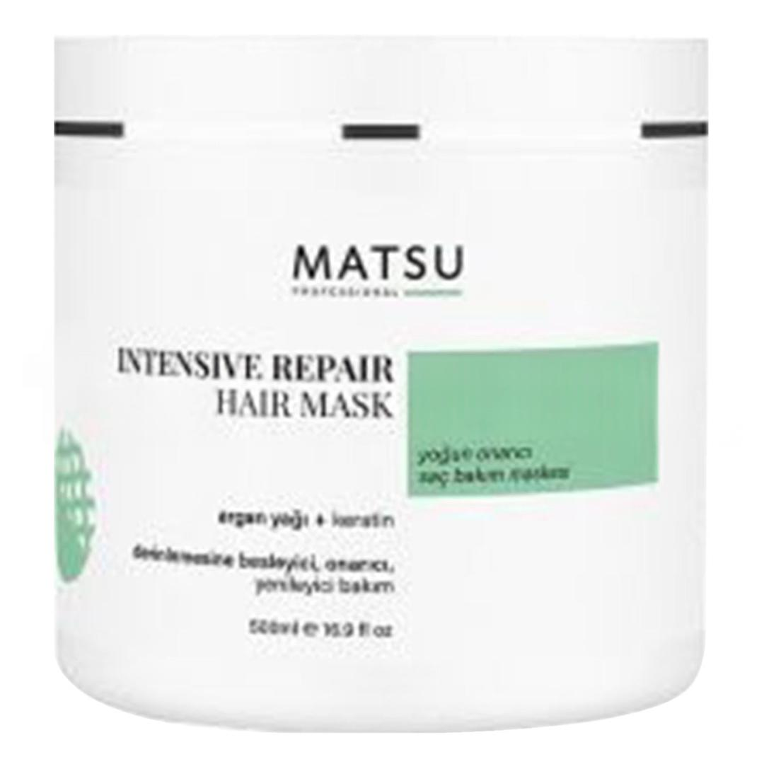 Matsu Intensive Repair Yıpranmış Saçlar İçin Yoğun Bakım Maskesi 500 ml